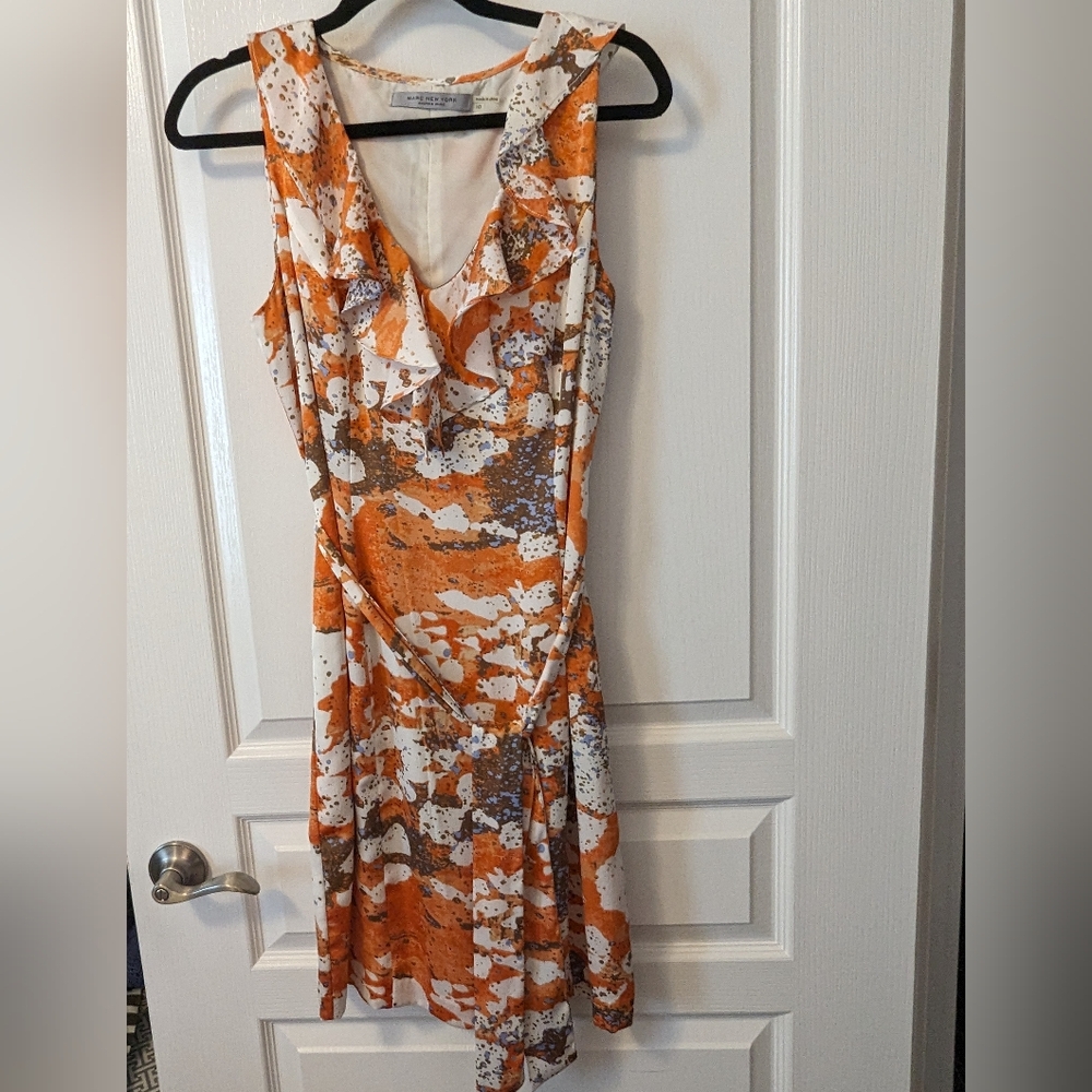 Marc New York Print Sleeveless Dress - Size 10